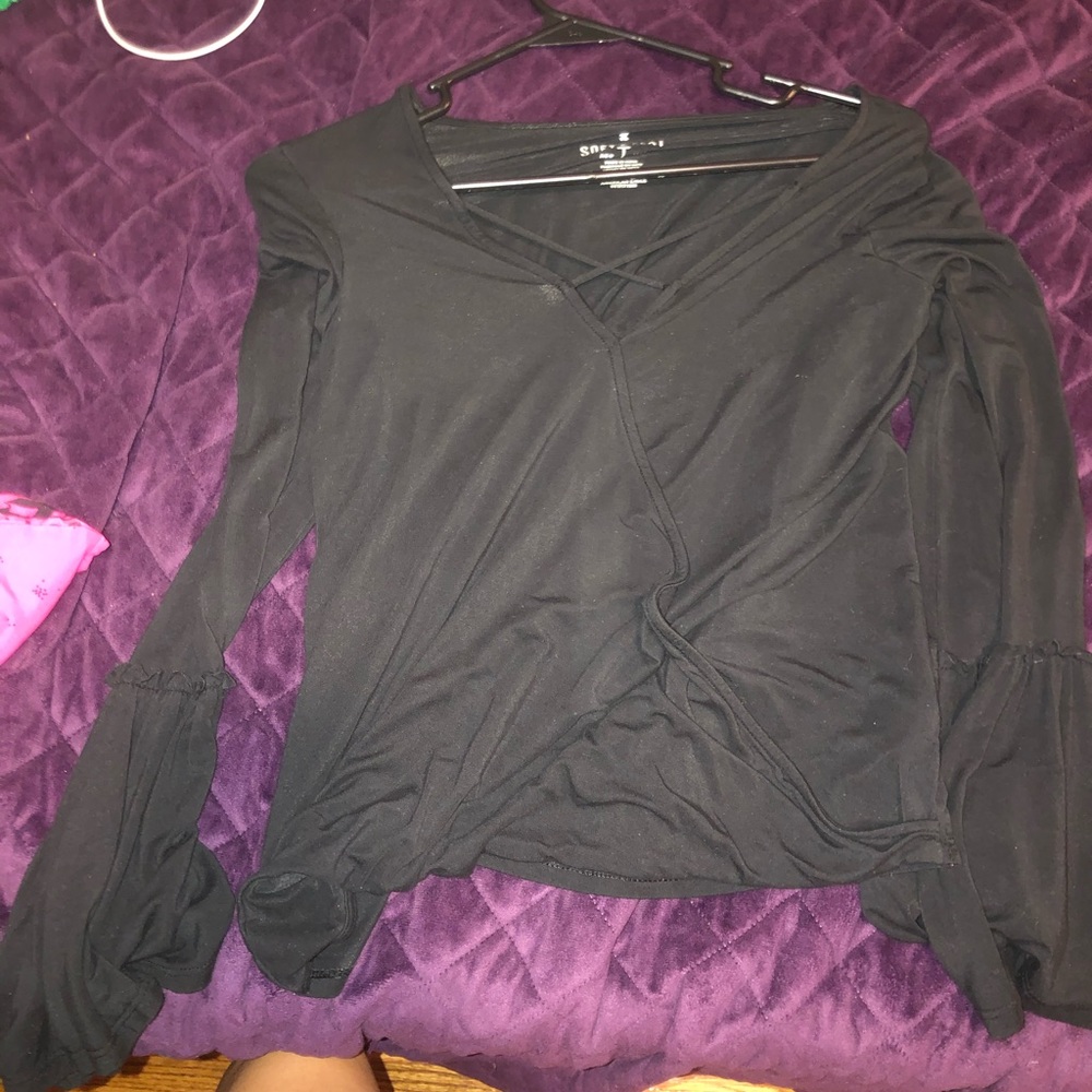 american eagle long sleeve soft and sexy top